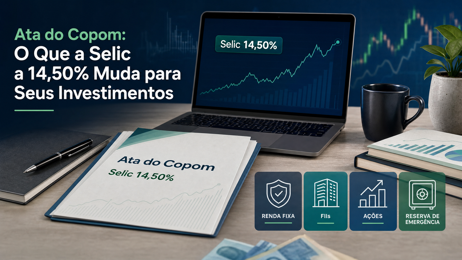 Ata do Copom: O Que a Selic a 14,50% Muda para Seus Investimentos