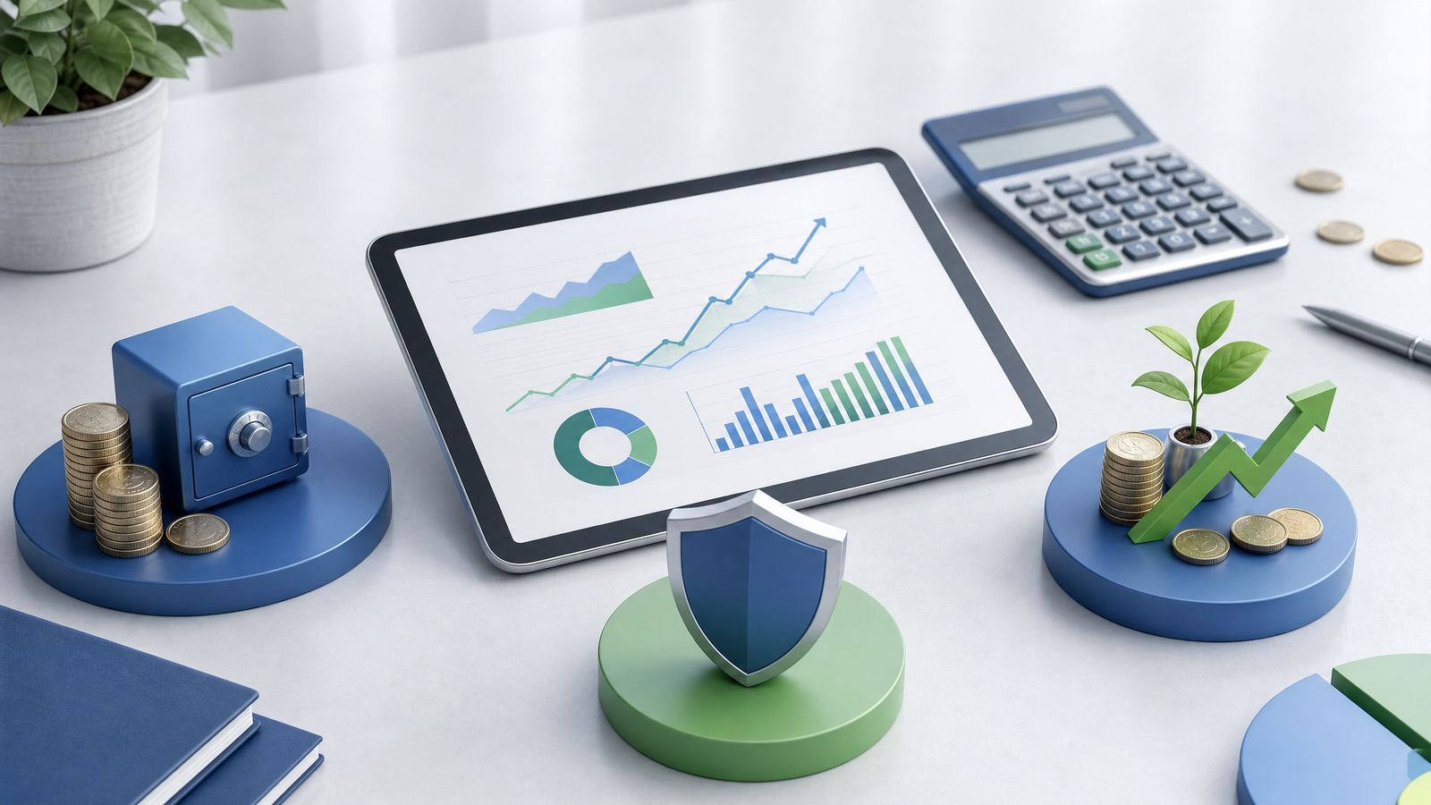 Ilustração sobre educação financeira, Selic e organização de investimentos